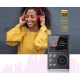 MP3-плеєр Hi-Fi AUDIO FM радіо Bluetooth DSD256 - підтримка Еквалайзера Line-Out та Диктофону пам'ять до 256 ГБ - Колір Металік-Темний